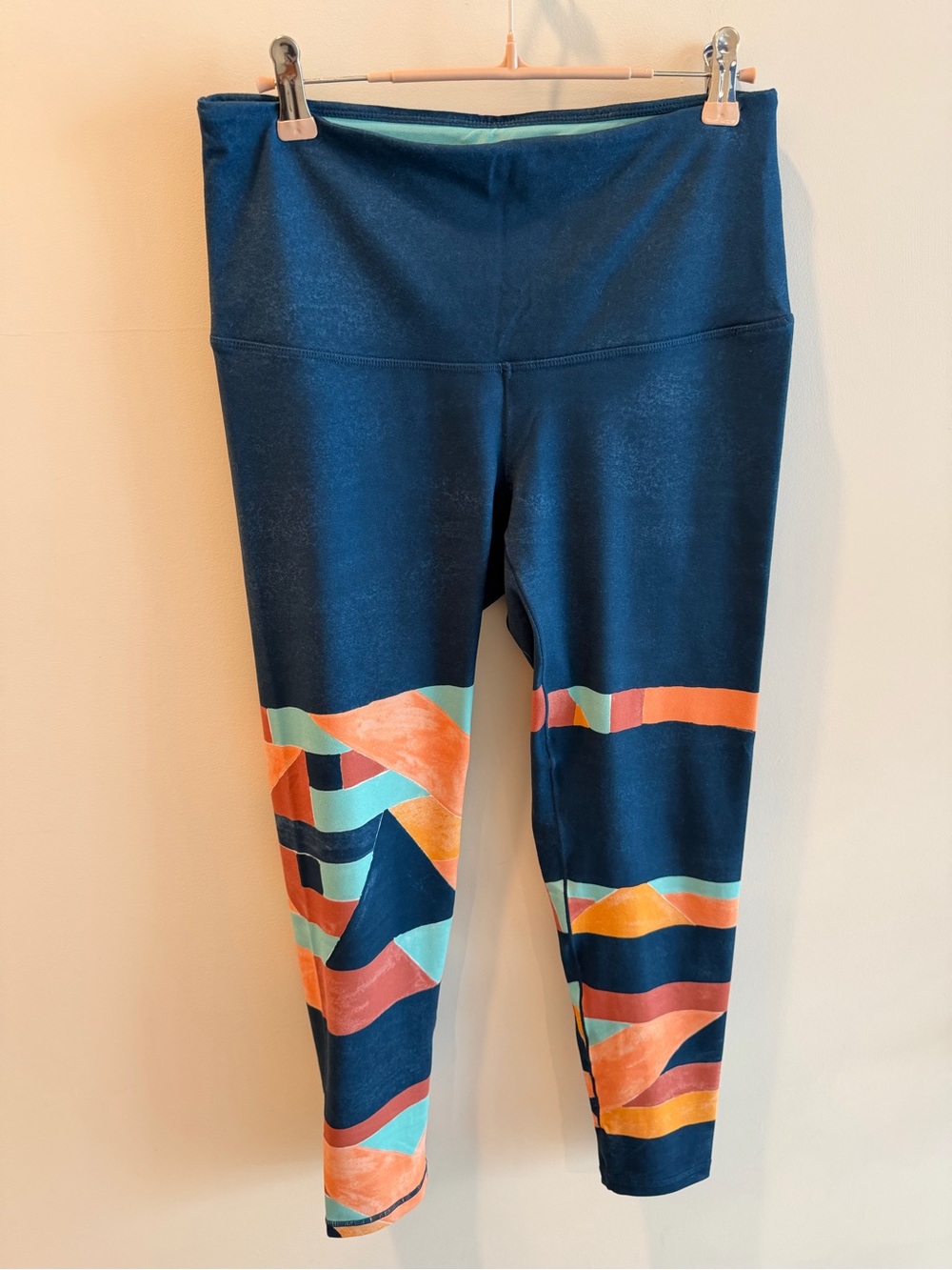 Prana Kimble 7/8 Leggings Liqueur Seaglass Size M